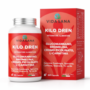 Integratore Alimentare con Glucomannano e Bromelina 60 Cpasule