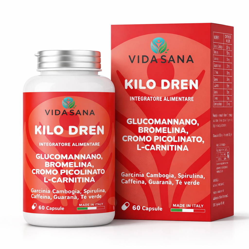 Integratore Alimentare con Glucomannano e Bromelina 60 Cpasule