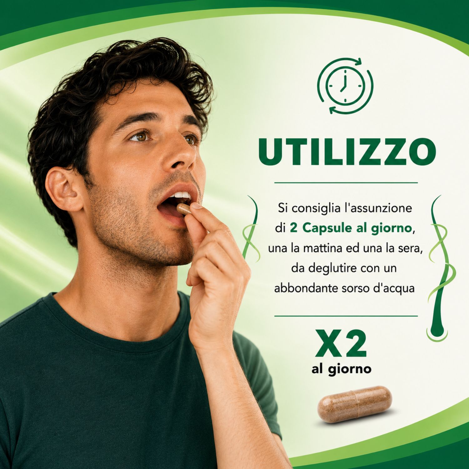 Integratore antiDHT + Multivitaminico 60 CPS - immagine 4