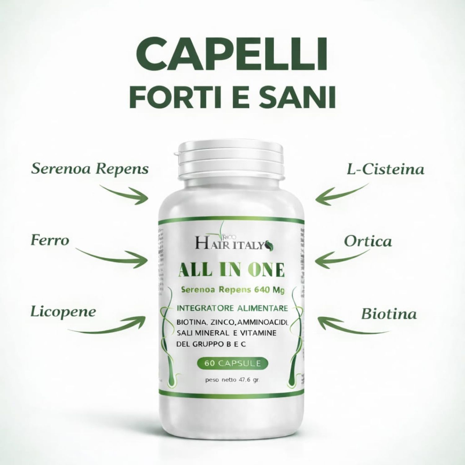 Integratore antiDHT + Multivitaminico 60 CPS - immagine 5
