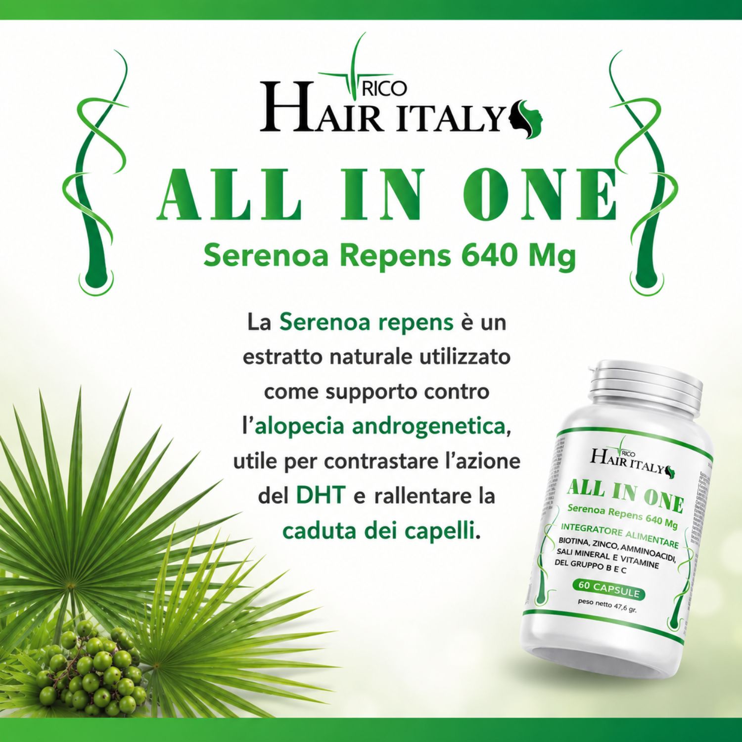 Integratore antiDHT + Multivitaminico 60 CPS - immagine 6