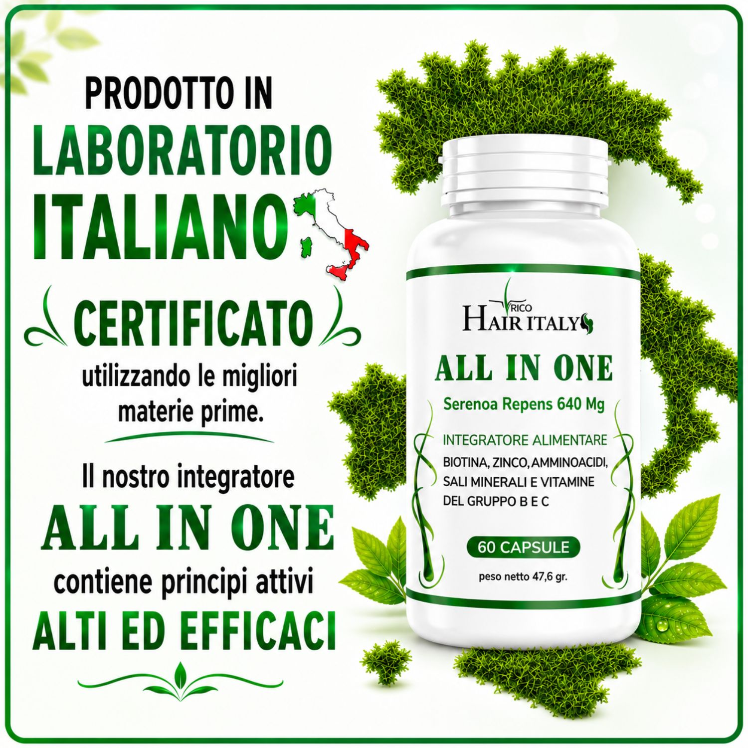 Integratore antiDHT + Multivitaminico 60 CPS - immagine 8