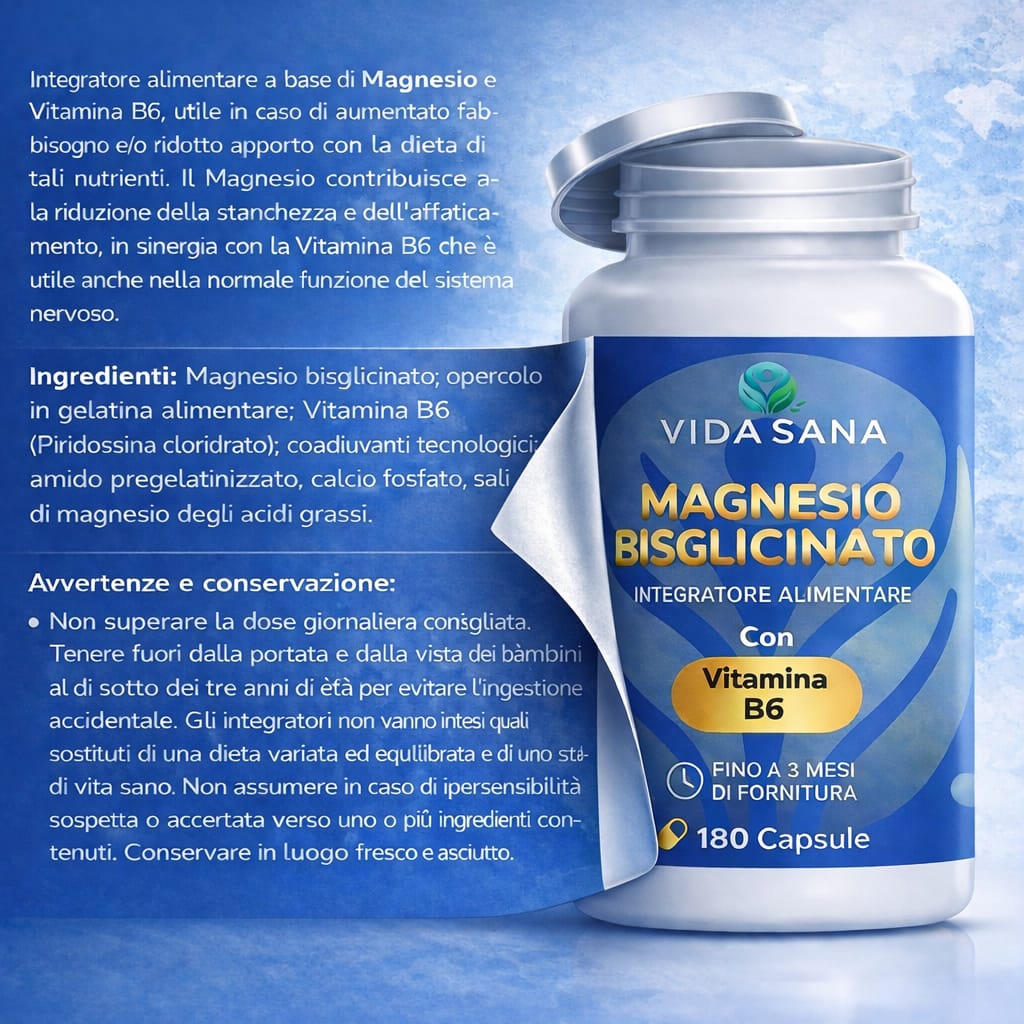 MAGNESIO BISGLICINATO 180 CPS - immagine 6