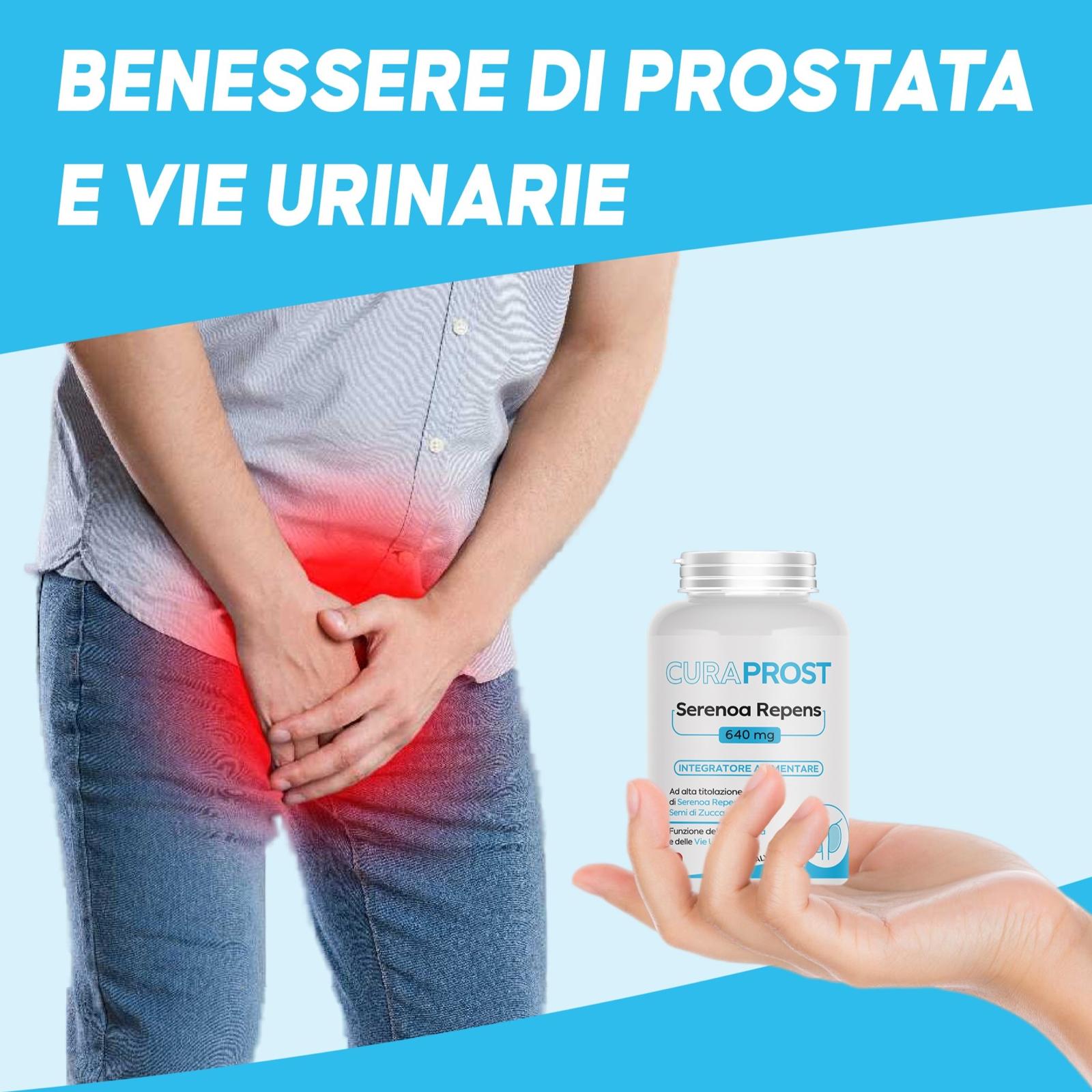 Serenoa repens prostata Integratore Prostata 640 mg - 180 Capsule - Saw palmetto -Formula Complex - integratore Uomo benessere delle vie Urinarie - immagine 4